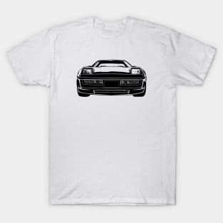 C4 Corvette Sketch Art T-Shirt